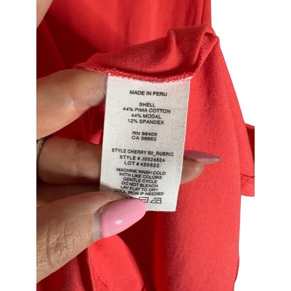 NWT Theory Neon Pink Cherry T-Shirt Dress-sz Small - Picture 7 of 7